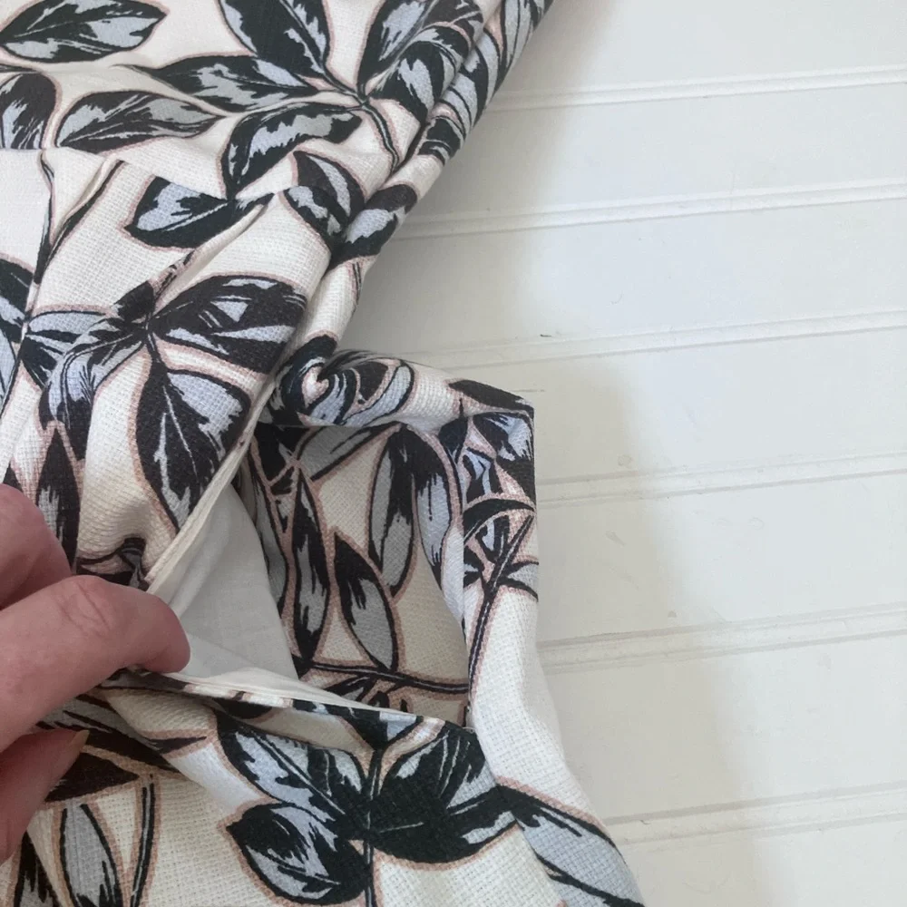 J Crew Leaf Patterned Pocketed Dress - Picture 10 of 12